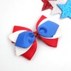 4th of July Hair Bow Clips - 2 Pcs Red