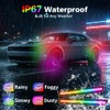 ATROVI RGB LED Side Marker Lights Replacement for Dodge Challenger