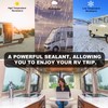 EDSRDRUS RV Roof Tape, Heavy-Duty Adhesive Butyl Seal Tape Waterproof