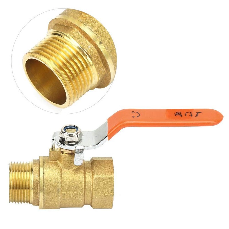 Ball Valve,DN20 3/4 inch BSP Thread Male and Female Brass