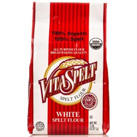 Vita Spelt White Spelt Flour, Kosher, 5 LB (Pack Of 1)