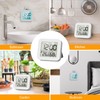 Sharplace Digital Bathroom Clock, Shower Timer with Alarm, Waterproof Clocks