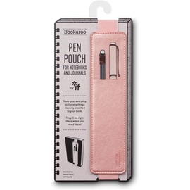 IF Bookaroo Pen Pouch Notebook/Pen Organiser Elasticated A5 Notebook - Rose Gold