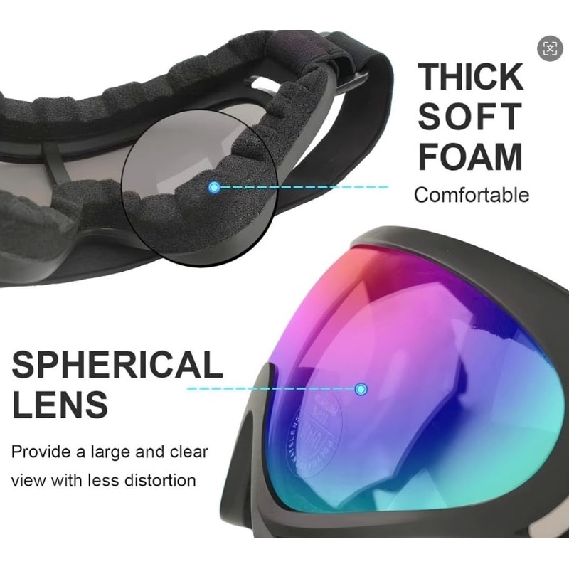 LOLOFR Sand-proof impact goggles, skiing, electric motorcycle riding, dust protection