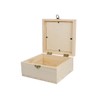 INNSPIRO Solid Pine Square Box with Plexiglass 16 x 16