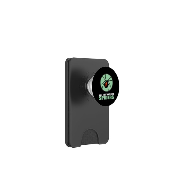 Just a Boy who Loves Spiders Spider PopSockets PopWallet for