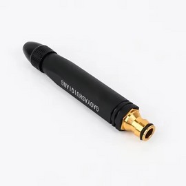 Metal High Pressure Hose Nozzle for Car Washing & Garden Watering – 360° Rotary Adjustable Water Sprayer for Outdoor Cleaning