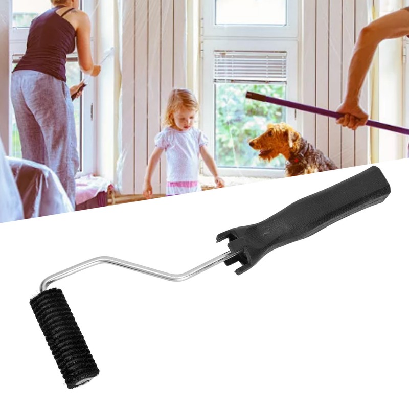 Fiberglass Roller Portable Tub Roller Tool Bristle Resin Laminating Bubble