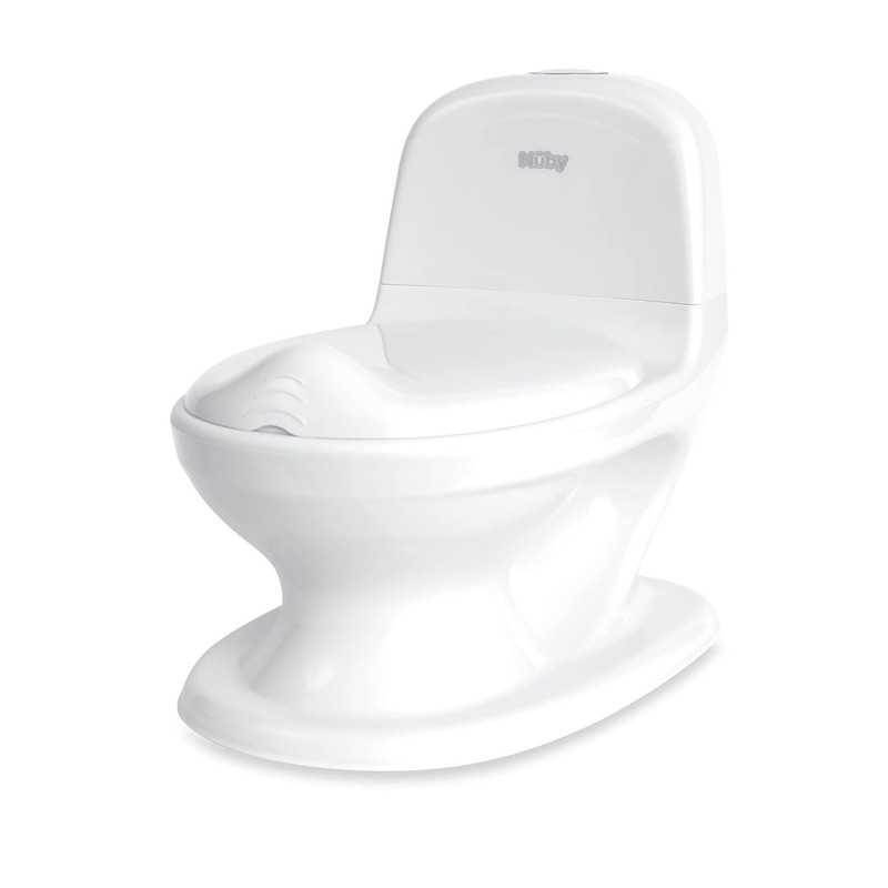Nuby My Real Potty Training Toilet with Life-Like Flush Button