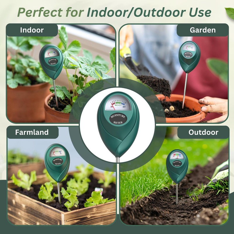 Premium Soil Moisture Meter for Indoor Plants - Accurate Plant