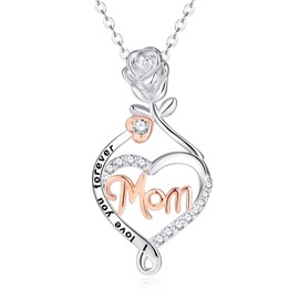 LANE WOODS Mother's Day Gifts Mom Necklace for Women