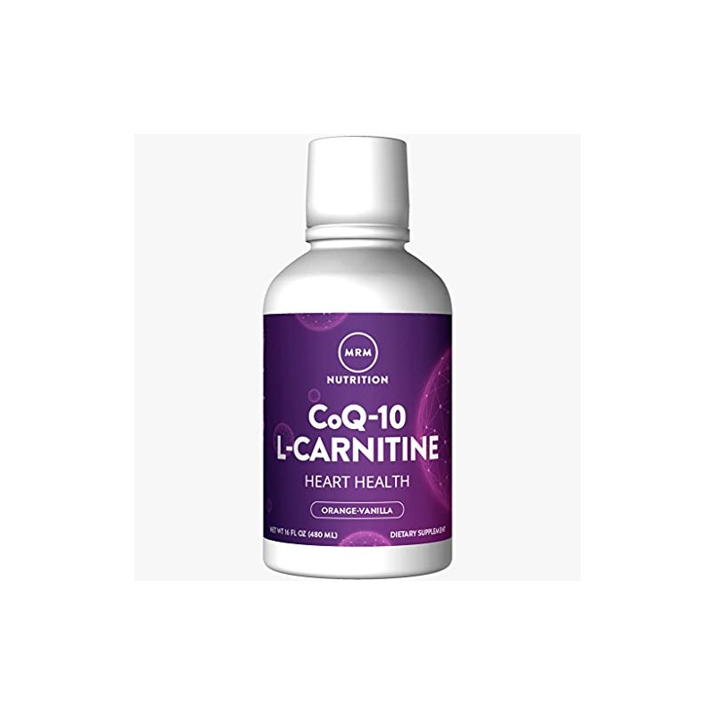 MRM, Co-Q10 100 mg, W/L-CARNITINE 1000 mg, Orange-Vanilla Flavor, 16oz.