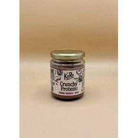 KoRo - Vegan Crunchy Protein Cream Cashew Raspberry 200 g - High Nut Content - No Palm Oil - Vegetable Protein Source