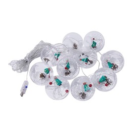 Frethind Wish Ball Curtain Lights: 118 in x 27.5 in LED Color - Changing String Lights. 8 Modes, Timer Function. Wish Balls with Built - in Christmas Tree Decorations.