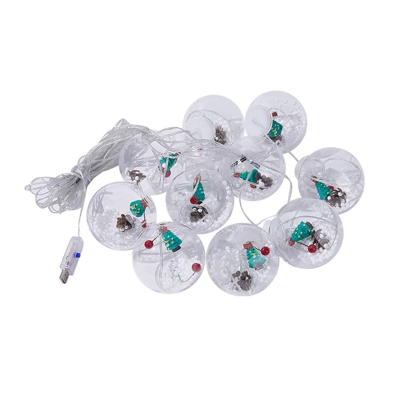 Frethind Wish Ball Curtain Lights: 118 in x 27.5 in