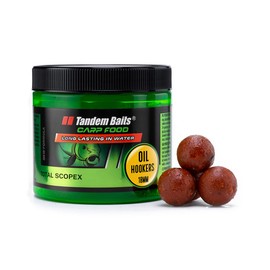 Tandem Baits Carp Food Perfection Oil Hookers Total Scoopex | Carp Hook Baits | Carp Fishing Without Effort | Bait for Big Fish Fishing | Carp Accessories for Professionals & Hobby Anglers 18 mm 120 g
