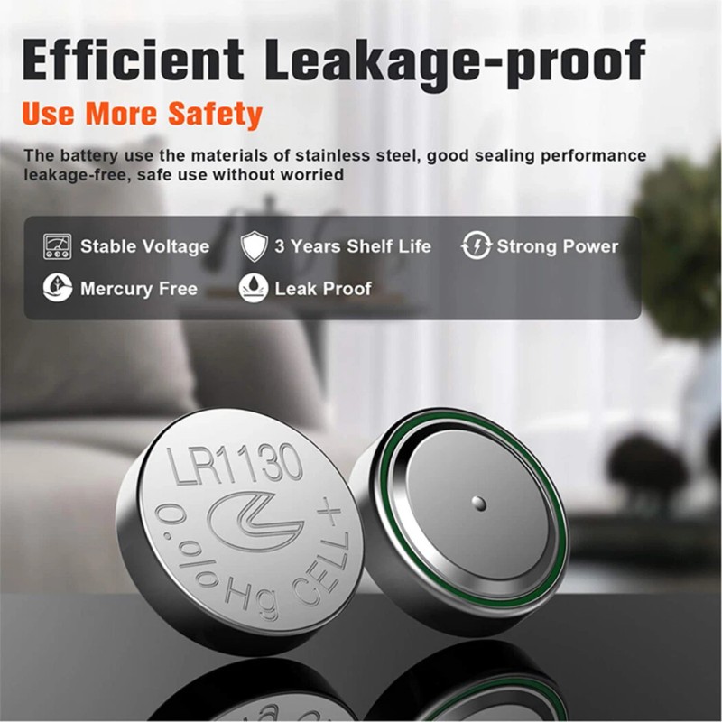 PKCELL Lot LR1130 AG10 389 Alkaline Battery 1.5V Button Cell