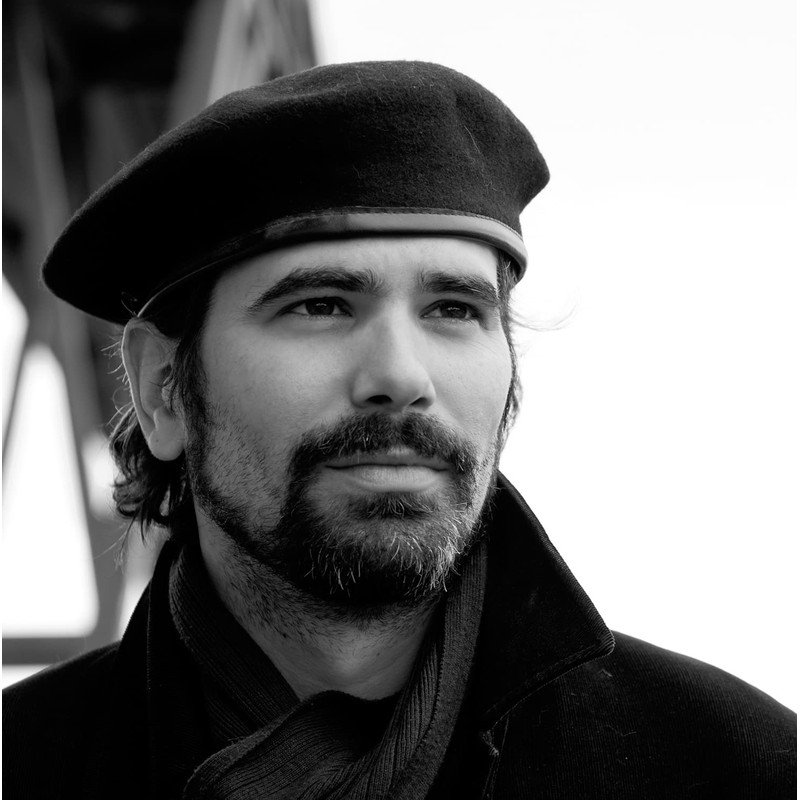 Gajaous British Military Berets with Leather Sweatband, Adjustbale Army Black