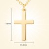 Cossa 14K Gold Cross Necklace for Women Gold 14K Gold