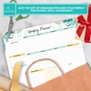 Decorably Weekly Planner Pad Landscape - 52 Easy Tear-Off Weekly