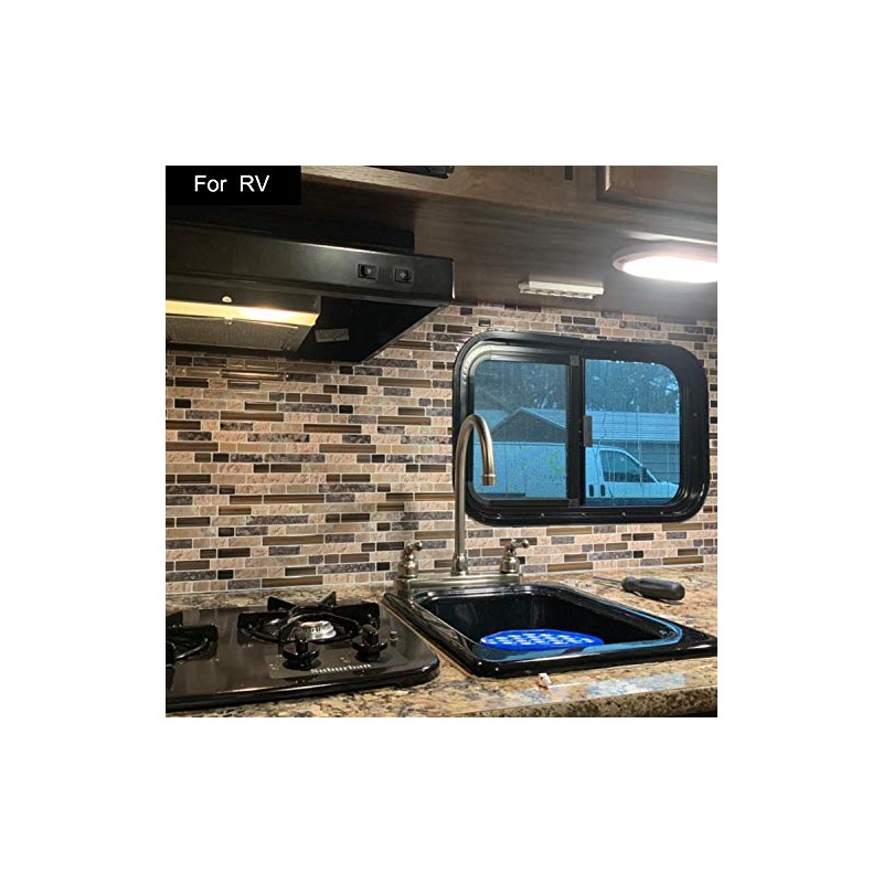 STICKGOO 10-Sheet Peel and Stick Wall Tile, Self-Adhesive Kitchen Backsplash