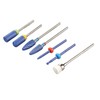 7pcs Nail Drill Bit Home Salon Portable Ceramic Cuticle Remover