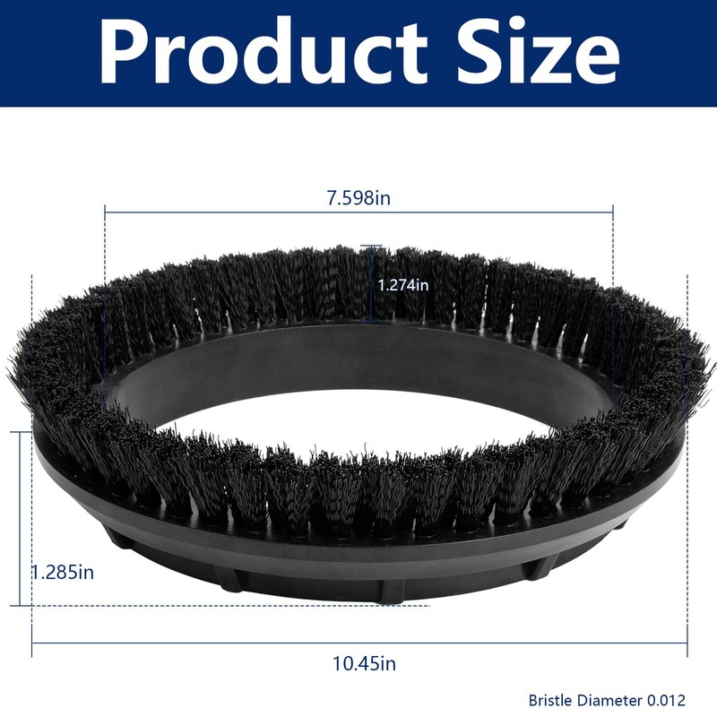 FIX ZHANG 237049 Black Nylon Carpet Brush Replacement for Oreck