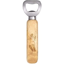 Azeeda 'Cricket Batsman' Wooden Bottle Opener (BO00058707)