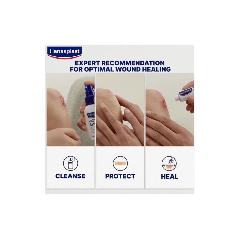 Hansaplast Universal Plasters (100 Strips), Dirt and Water Resistant Wound