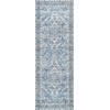 Bloom Rugs Caria Washable Non-Slip 7 ft Runner - Blue