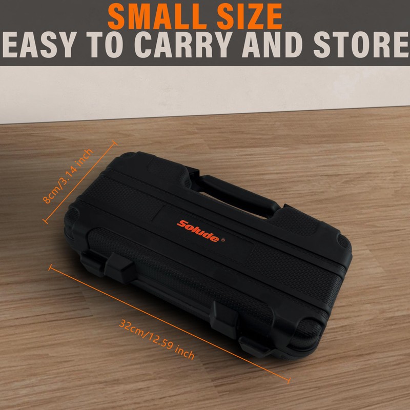 SOLUDE 40-Piece All Purpose Household Tool Set,Portable Small Tool Kit