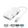 RiaruMakoto 3 in 1 Mini Displayport to DVI VGA HDMI