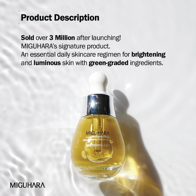 MIGUHARA Ultra Grow Perfect Ampoule, 0.7 fl oz (20 ml)