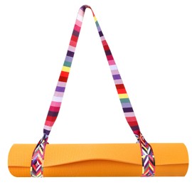 Yoga Mat Strap Yoga Mats Straps for Carrying Adjustable Carrying Strap Multipurpose Holder for All Mats(Mat Not Included)