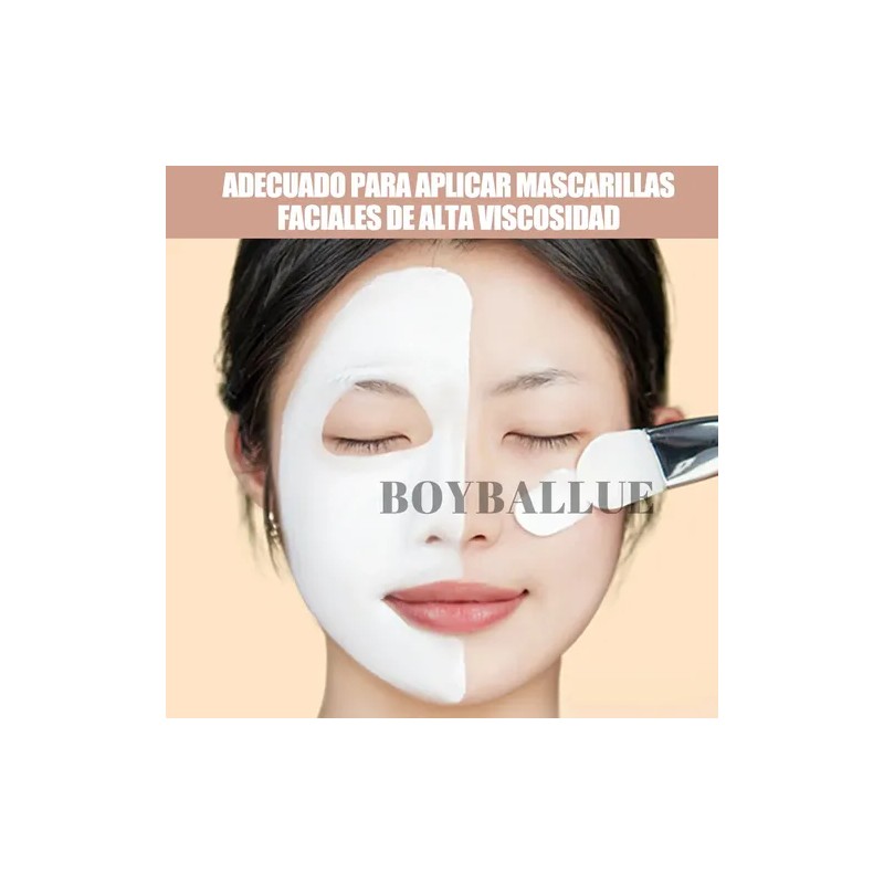 3pz Brochas Faciales Silicona Para Mascarillas Y Limpiadores