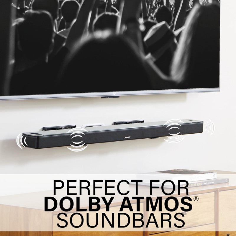 Sanus Universal Extendable Soundbar Wall Mount - WSBWM1-B2