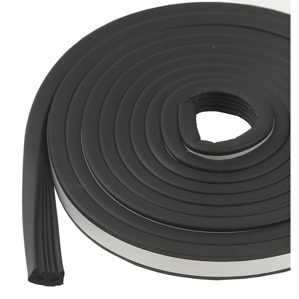 M-D Building Products 1033 M-D 0 All Profile Weather-Strip Tape, 10 Ft L X 19/32 in W 5/16 in T, Epdm Rubber, Black