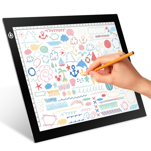 RTjoy A4 LED Light Tracing Box Pad, Adjustable 9x12 Inch