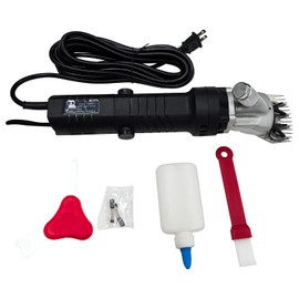 EQCOTWEA Sheep Shears Electric Sheep Clippers, 320W Professional Farm Livestock Shearing Machine with Straight Blade for Thin Wool Sheep and Goats, Grooming Kit Animal Hair Cutting