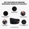 DMoose lifting belts 6 Inch Auto-Lock Breathable Weight Lifting Back