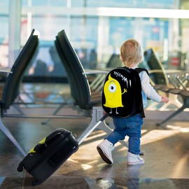 HONEY JOY 2 Pcs Kids Carry On Luggage