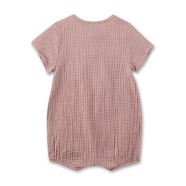 Sanetta Baby Romper Short Pink Muslin | Practical and Comfortable Player Made of Organic Cotton for Girls Baby Jumpsuit