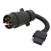 Trailer Wire Adapter Plug 7 Pin Round to 4 Pin