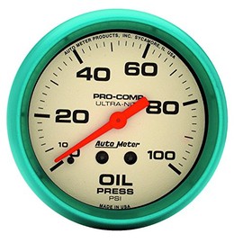 Auto Meter 4521 Ultra-Nite Oil Pressure Gauge
