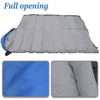 Blue Double Conjoined Hooded Sleeping Bag Outdoor Camping or Indoor