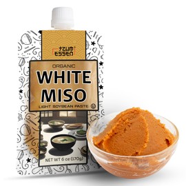White Miso Paste (Shiro) Umami filled Soup base. Vegan, Kosher & Gluten Free 170g | With Resealable cap
