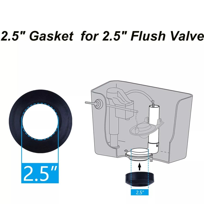 Hibbent Universal Toilet Tank to Bowl Gaskets with 3 Sets