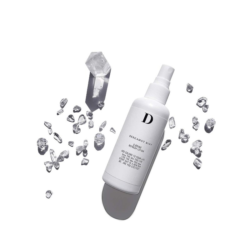 D.brume BERGAMOT MINT, Refresh Lotion for Masks, 3.4 fl oz