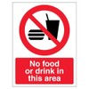 V Safety No Food Or Drink In This Area -
