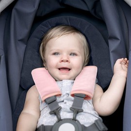 COOLBEBE Correas de asiento de coche para bebés, niños, fundas de cinturón de seguridad súper suaves para todos los asientos de coche/carriola/silla alta